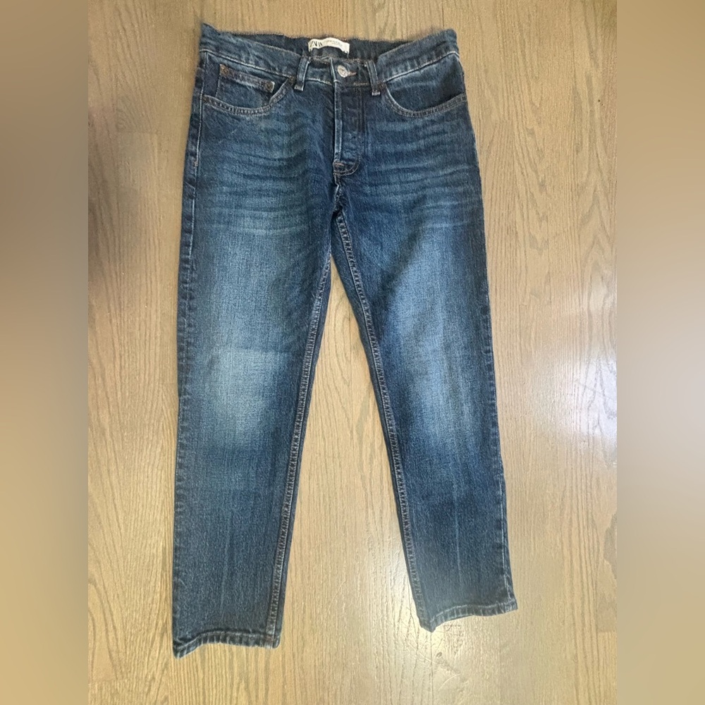 ZARA blue denim skinny jeans women’s size 31